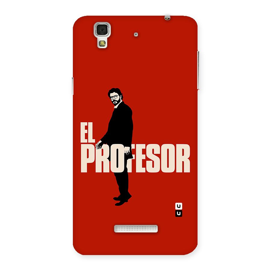 El Profesor Minimalist Back Case for YU Yureka Plus