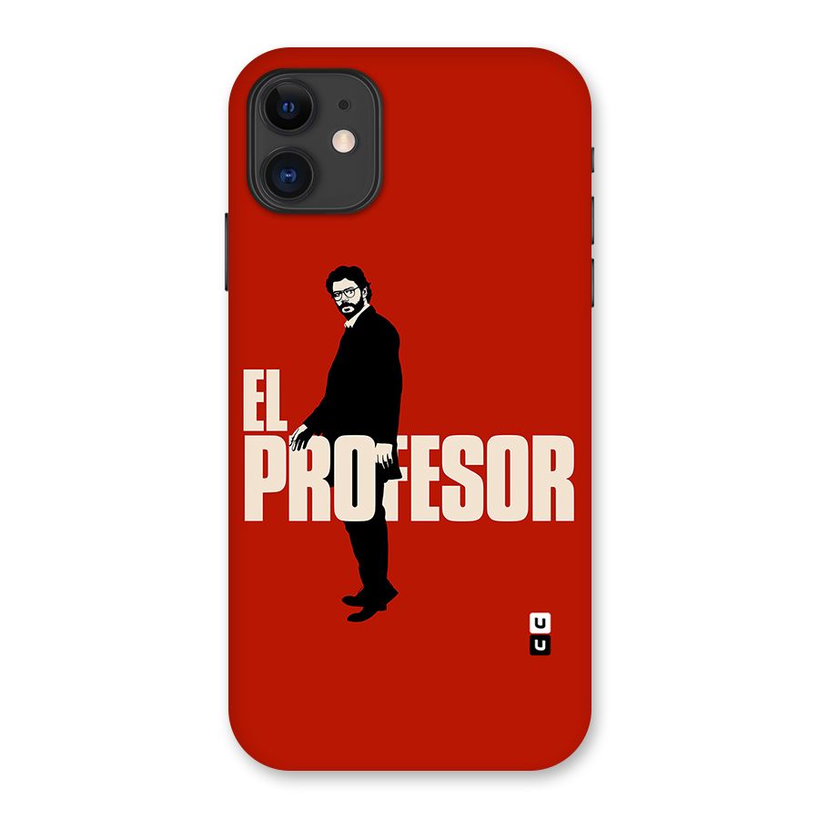El Profesor Minimalist Back Case for iPhone 11