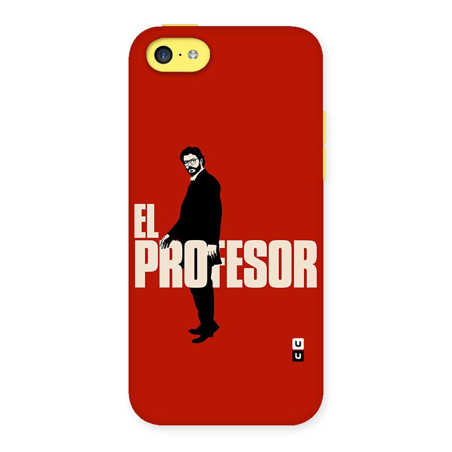 El Profesor Minimalist Back Case for iPhone 5C