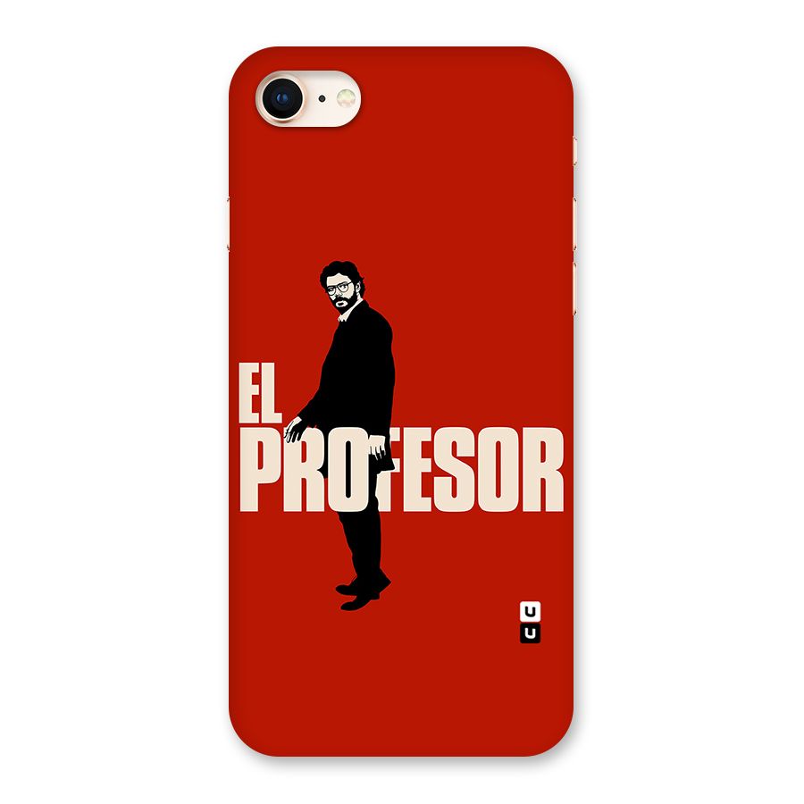 El Profesor Minimalist Back Case for iPhone 8