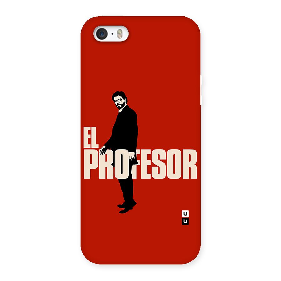 El Profesor Minimalist Back Case for iPhone SE