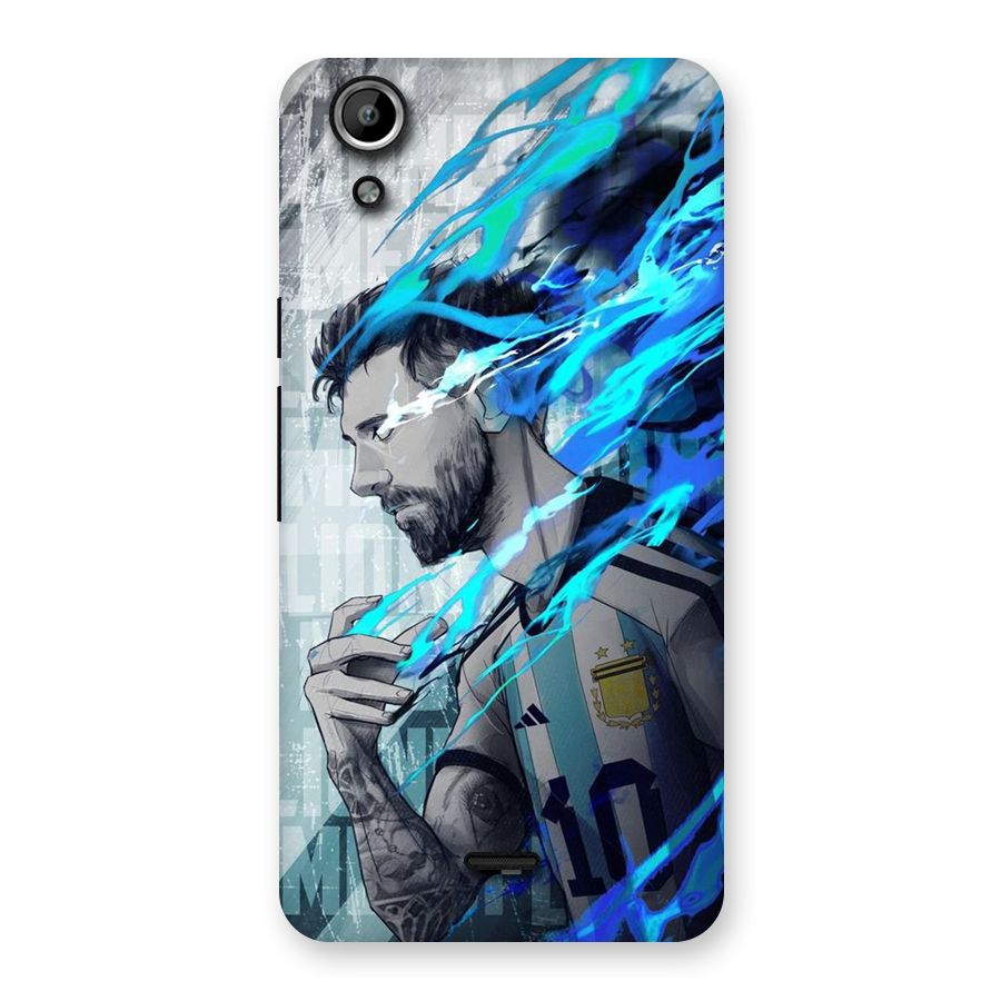 Electrifying Soccer Star Back Case for Canvas Selfie Lens Q345