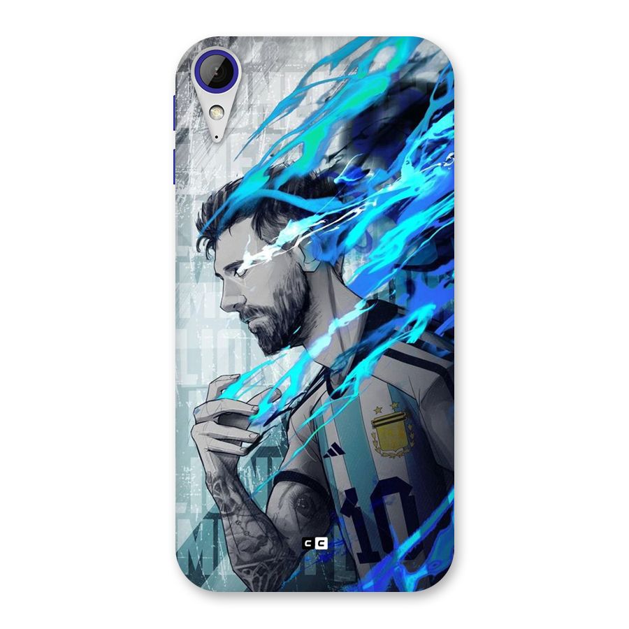 Electrifying Soccer Star Back Case for Desire 830