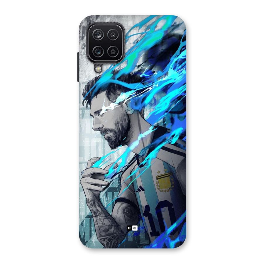 Electrifying Soccer Star Back Case for Galaxy A12