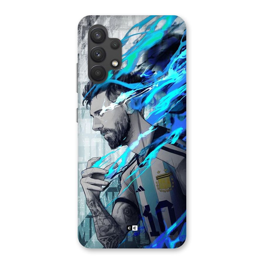 Electrifying Soccer Star Back Case for Galaxy A32