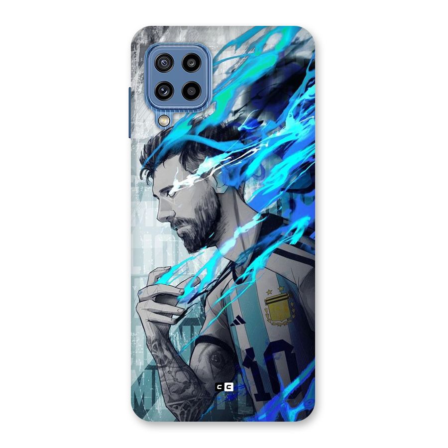 Electrifying Soccer Star Back Case for Galaxy M32