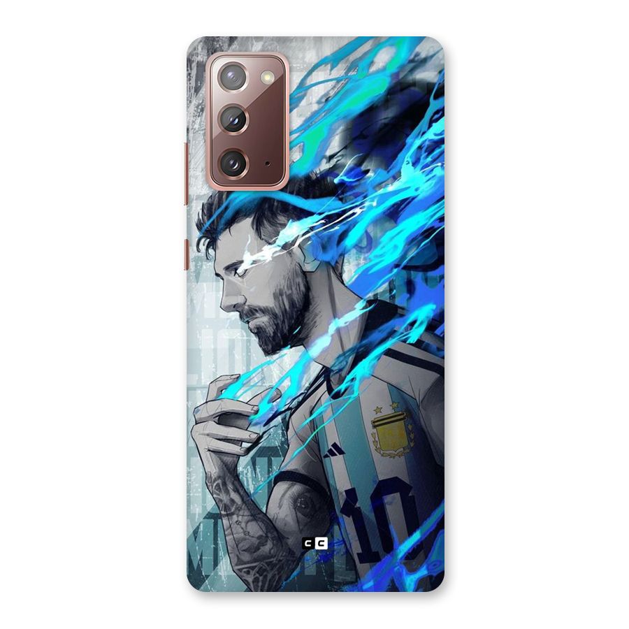 Electrifying Soccer Star Back Case for Galaxy Note 20
