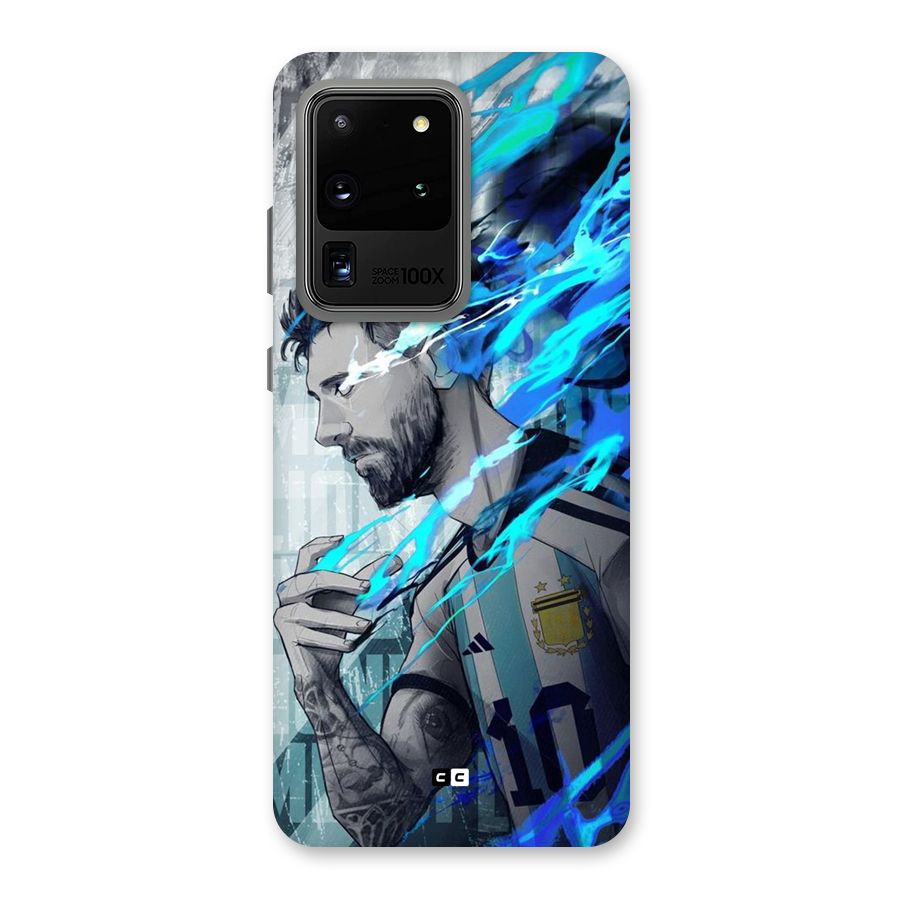 Electrifying Soccer Star Back Case for Galaxy S20 Ultra