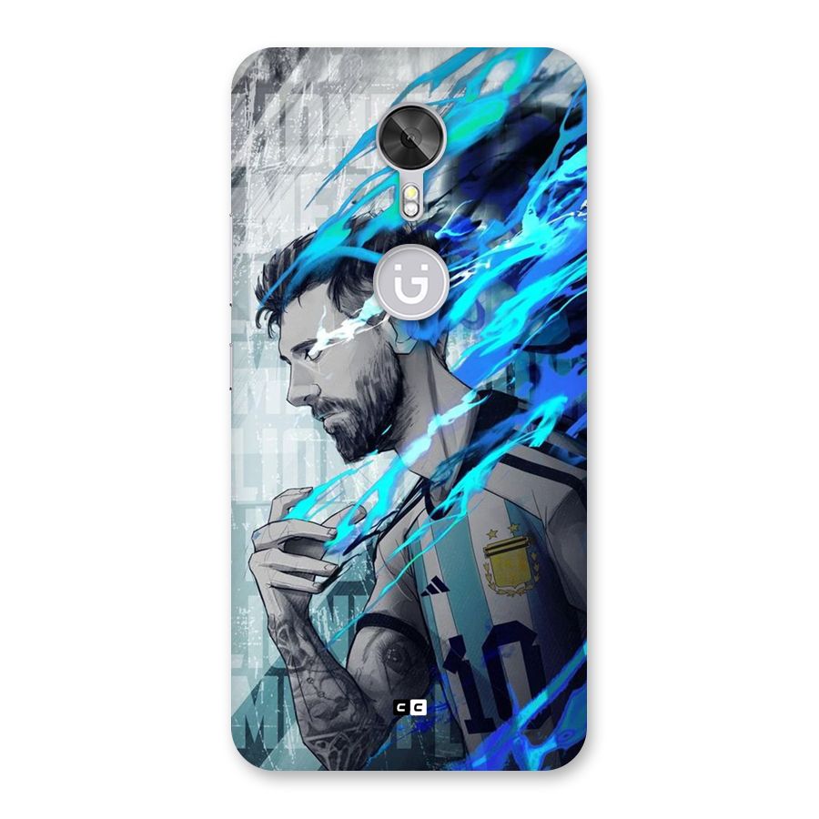 Electrifying Soccer Star Back Case for Gionee A1