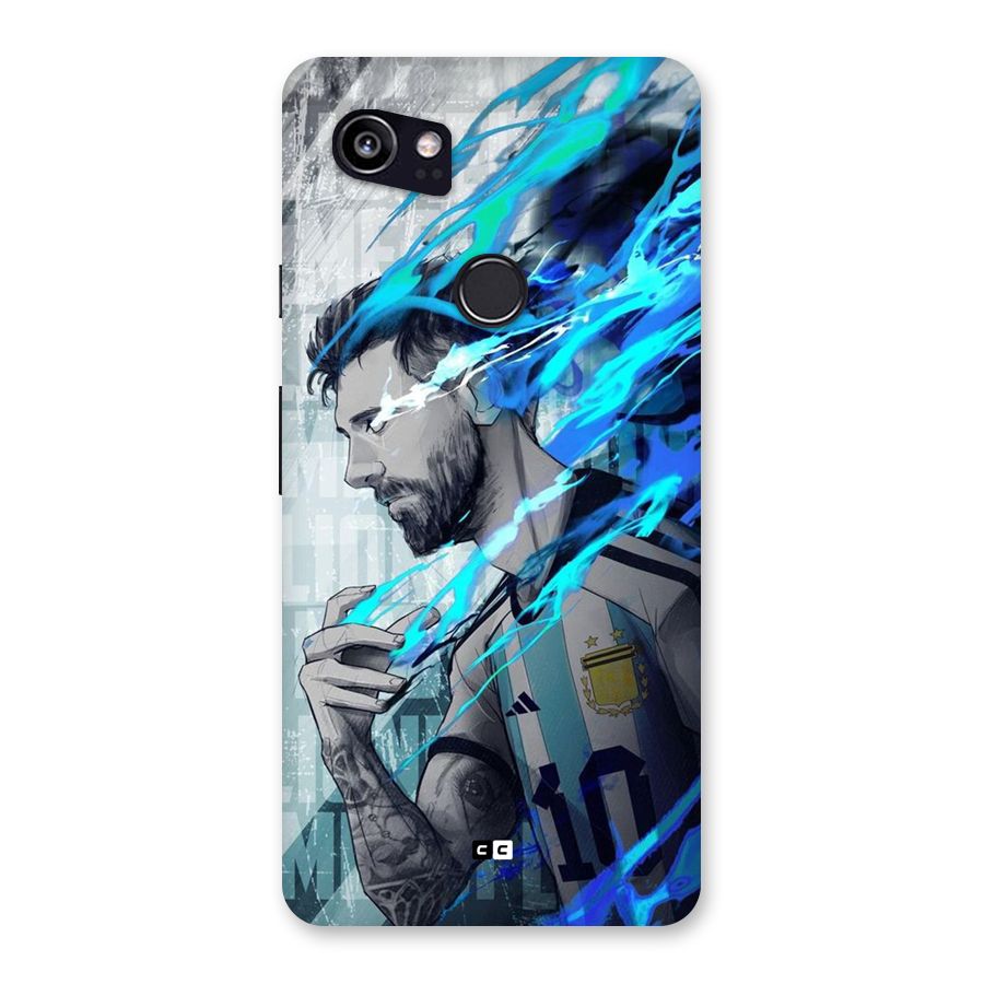Electrifying Soccer Star Back Case for Google Pixel 2 XL