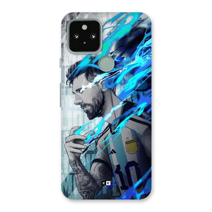 Electrifying Soccer Star Back Case for Google Pixel 5