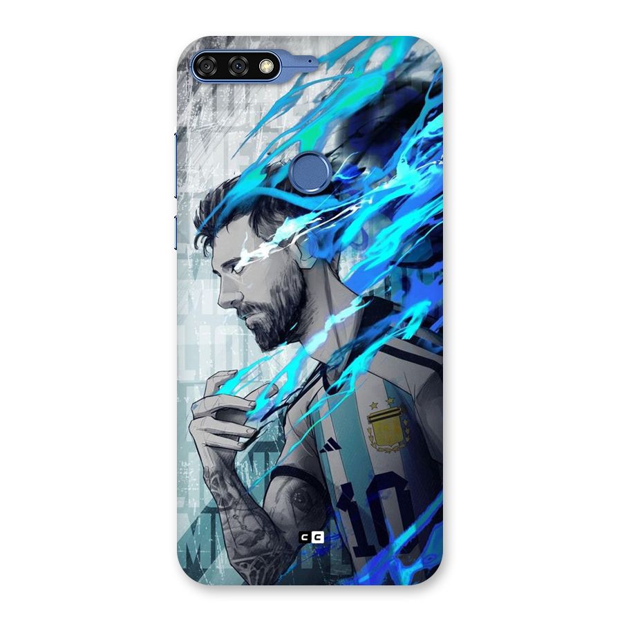 Electrifying Soccer Star Back Case for Honor 7C