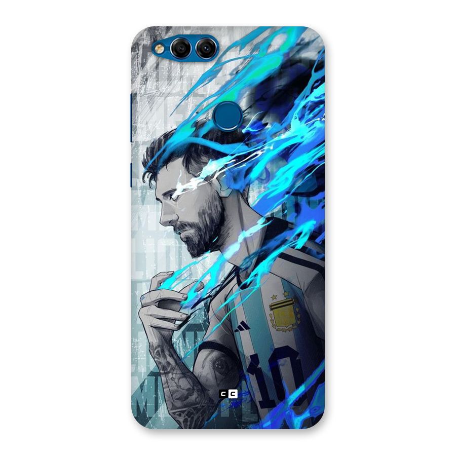 Electrifying Soccer Star Back Case for Honor 7X