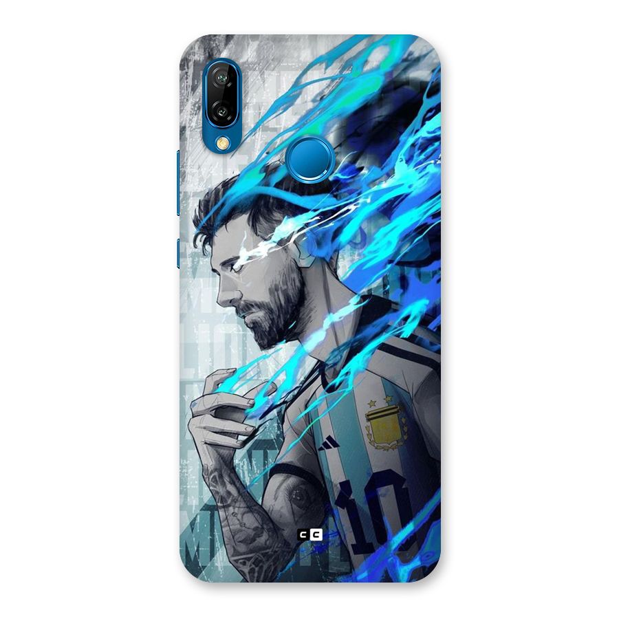 Electrifying Soccer Star Back Case for Huawei P20 Lite