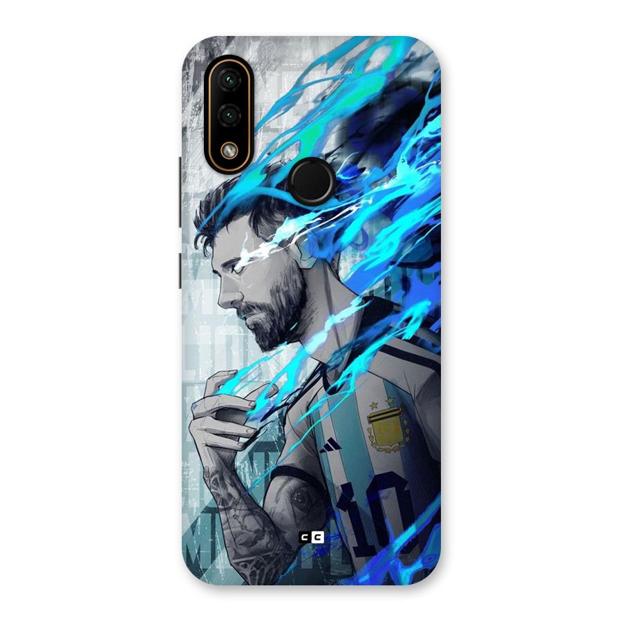 Electrifying Soccer Star Back Case for Lenovo A6 Note