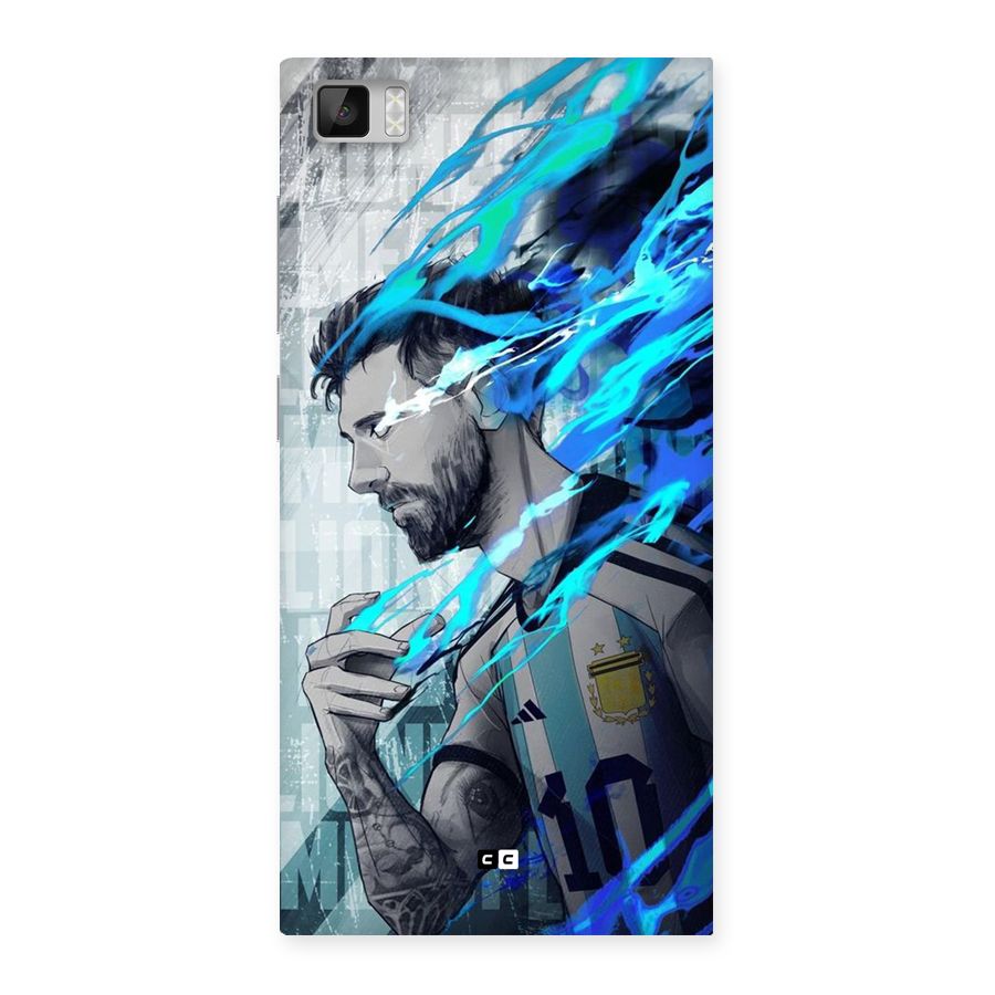 Electrifying Soccer Star Back Case for Mi3