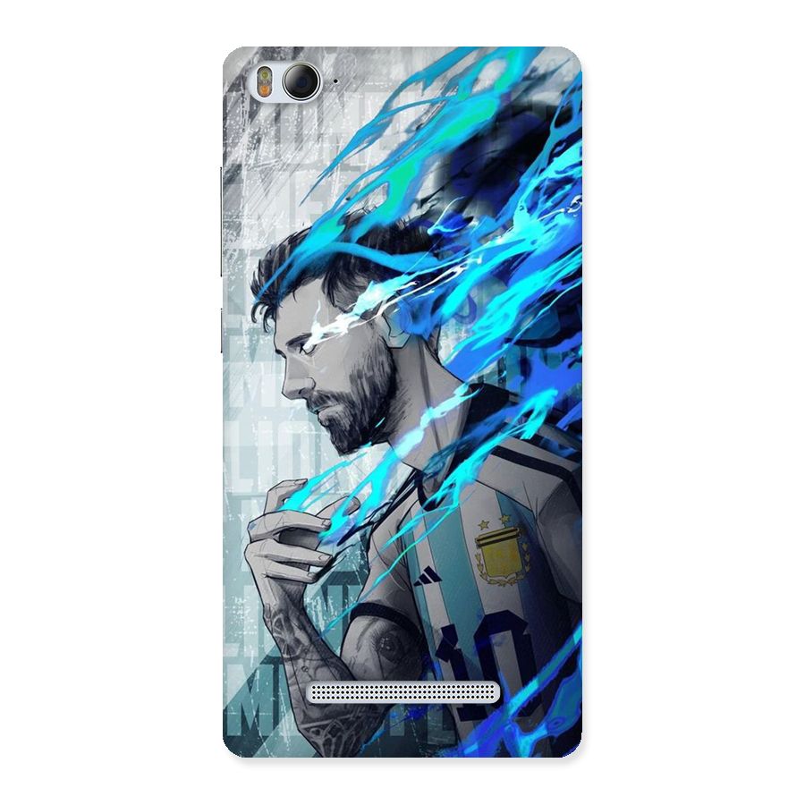 Electrifying Soccer Star Back Case for Mi4i