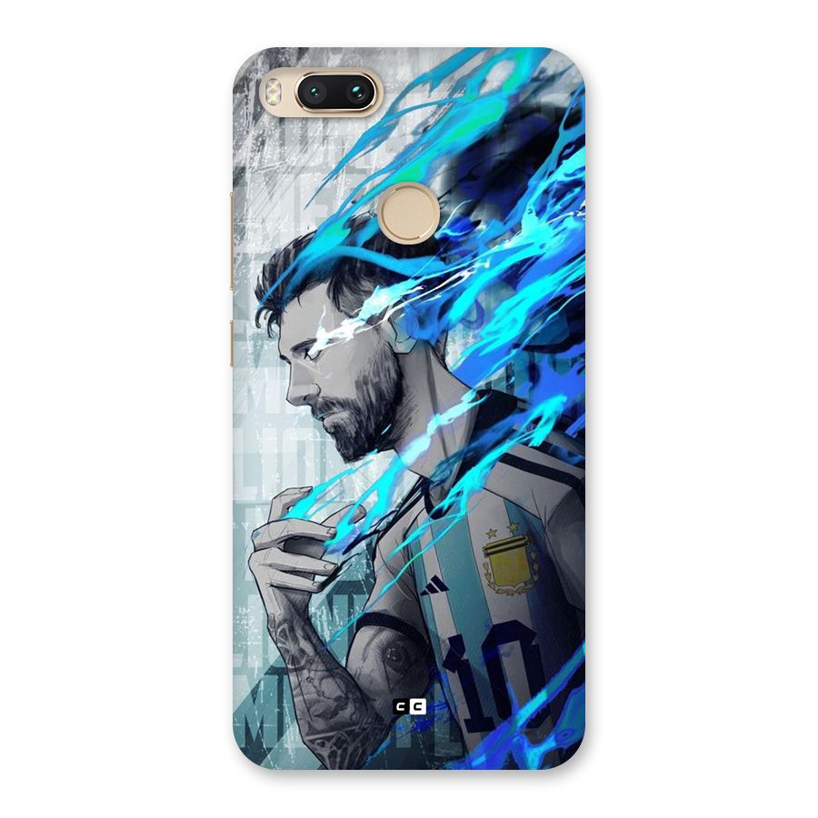 Electrifying Soccer Star Back Case for Mi A1