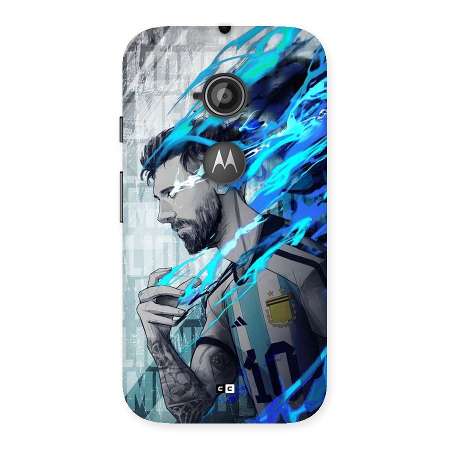 Electrifying Soccer Star Back Case for Moto E 2nd Gen