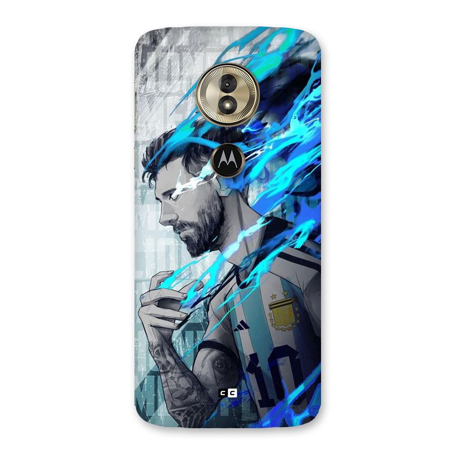 Electrifying Soccer Star Back Case for Moto G6 Play