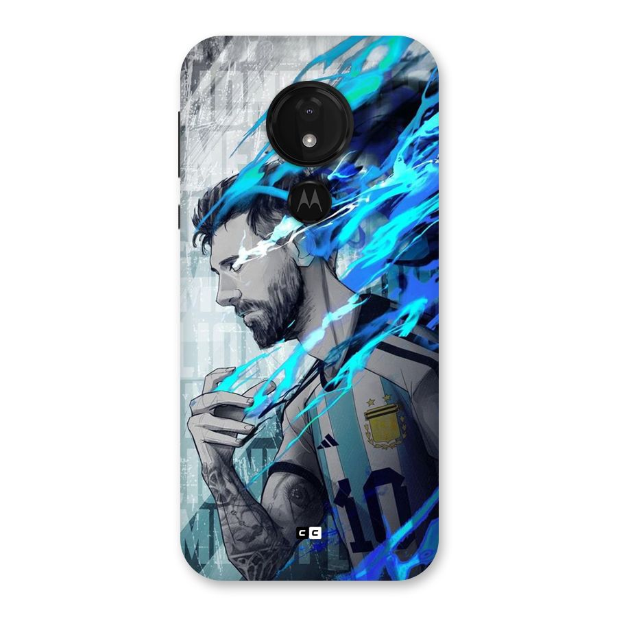 Electrifying Soccer Star Back Case for Moto G7 Power