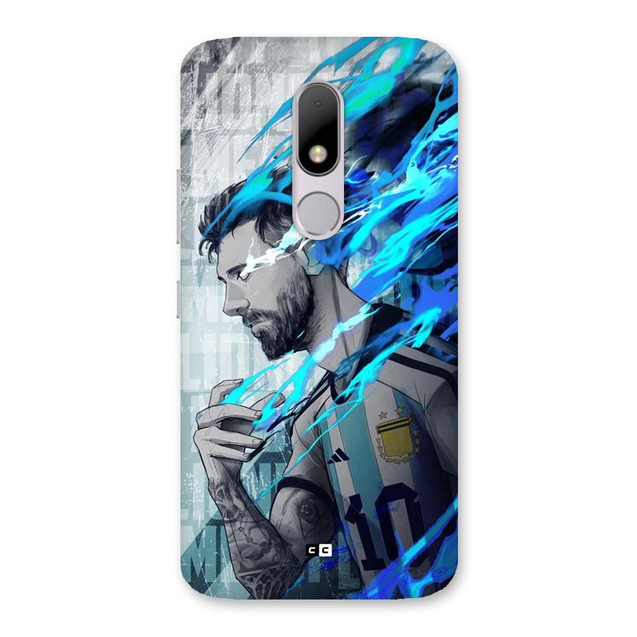 Electrifying Soccer Star Back Case for Moto M