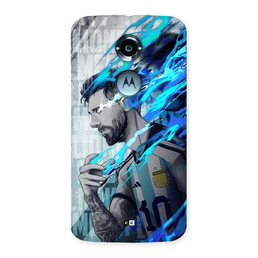 Electrifying Soccer Star Back Case for Moto X2