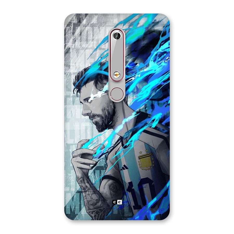 Electrifying Soccer Star Back Case for Nokia 6.1
