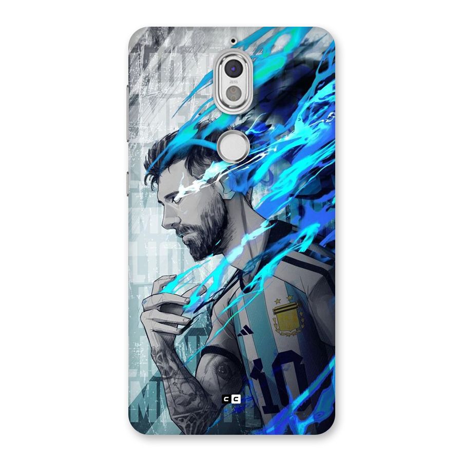 Electrifying Soccer Star Back Case for Nokia 7