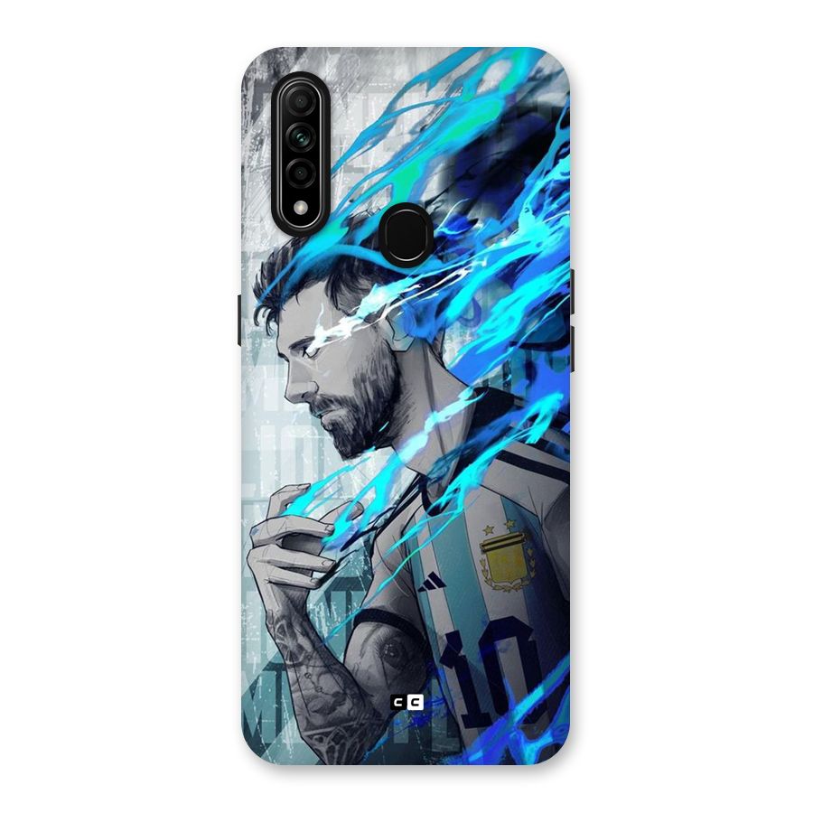 Electrifying Soccer Star Back Case for Oppo A31