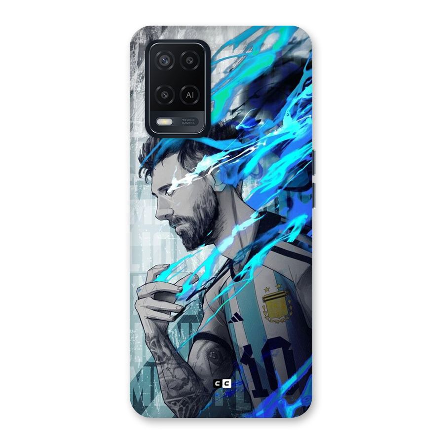 Electrifying Soccer Star Back Case for Oppo A54