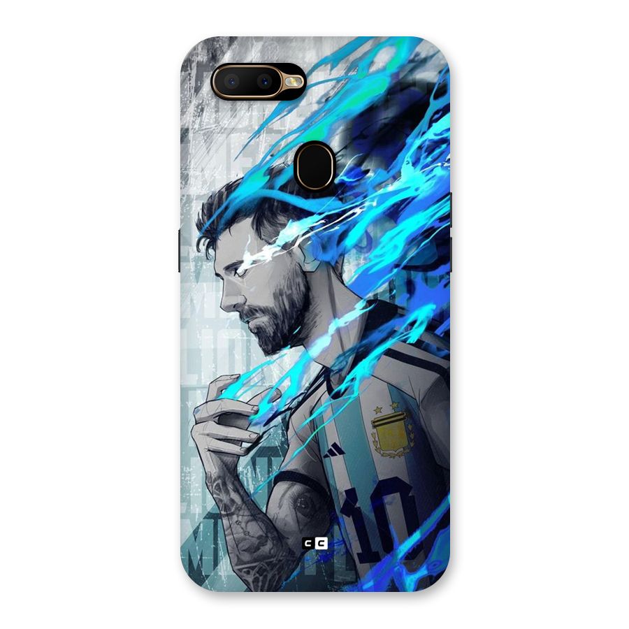 Electrifying Soccer Star Back Case for Oppo A5s