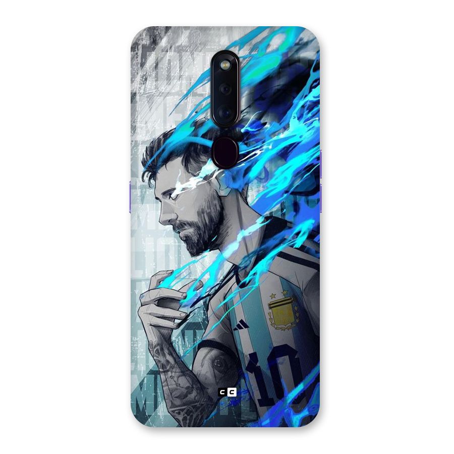 Electrifying Soccer Star Back Case for Oppo F11 Pro