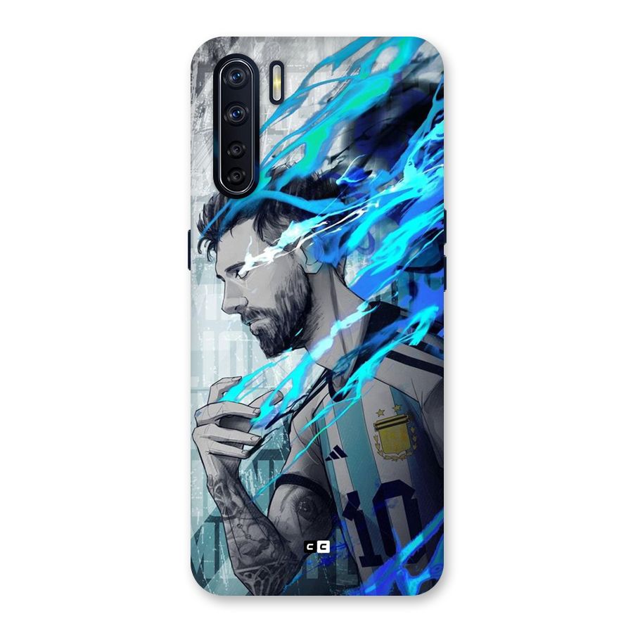 Electrifying Soccer Star Back Case for Oppo F15