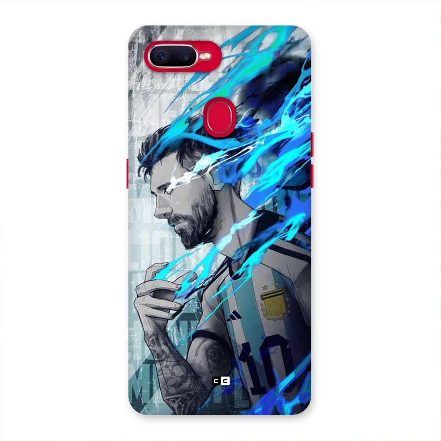 Electrifying Soccer Star Back Case for Oppo F9 Pro