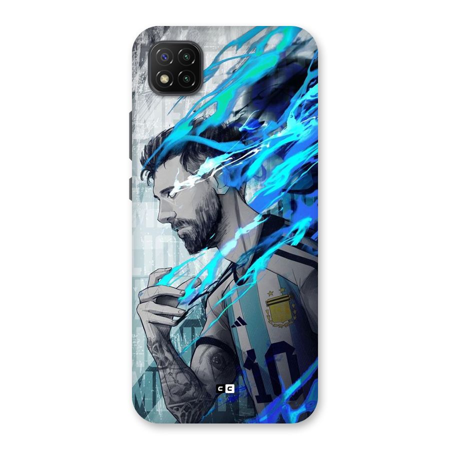 Electrifying Soccer Star Back Case for Poco C3