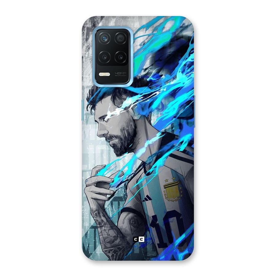 Electrifying Soccer Star Back Case for Realme Narzo 30 5G