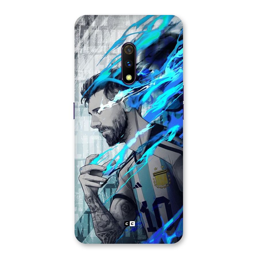 Electrifying Soccer Star Back Case for Realme X