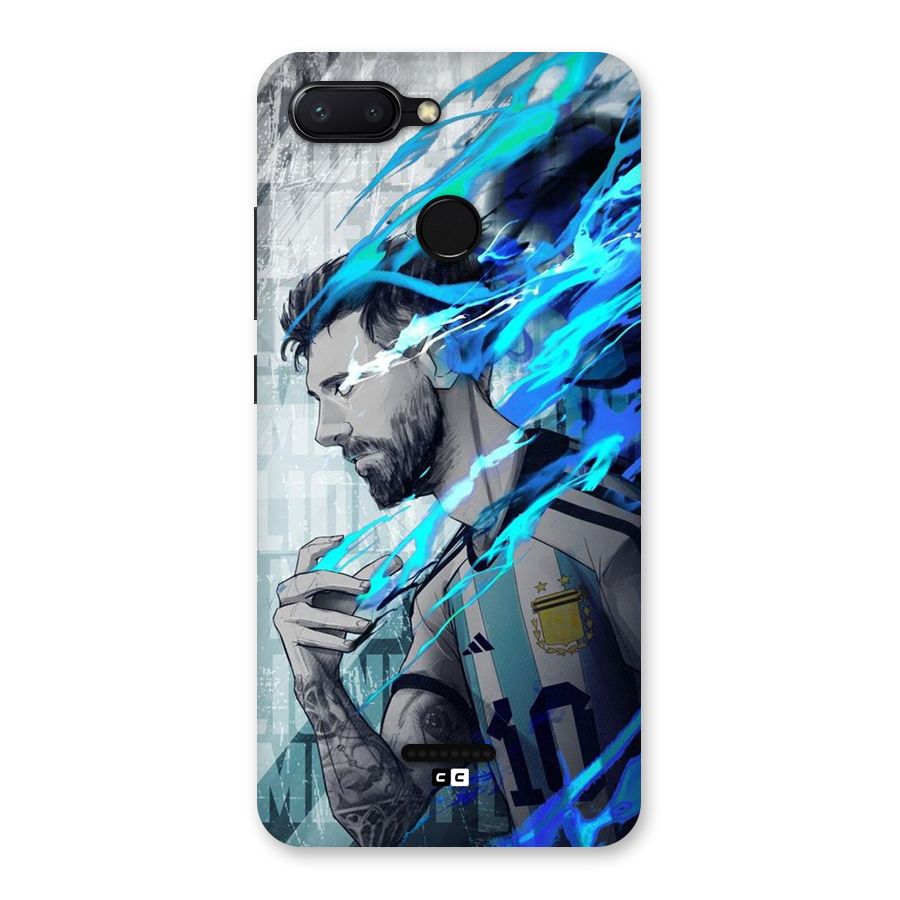 Electrifying Soccer Star Back Case for Redmi 6