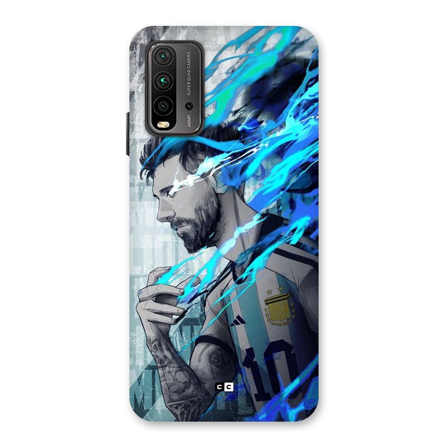 Electrifying Soccer Star Back Case for Redmi 9 Power
