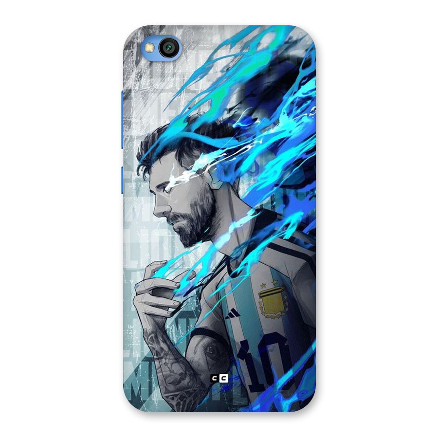 Electrifying Soccer Star Back Case for Redmi Go