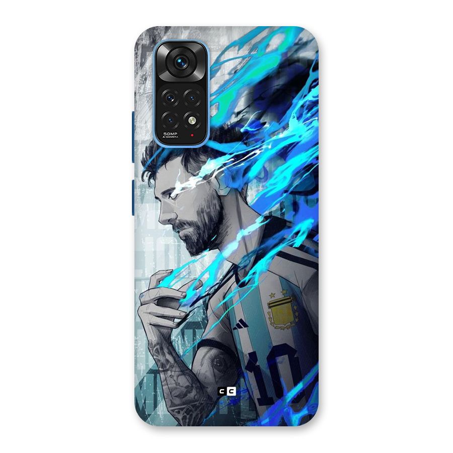 Electrifying Soccer Star Back Case for Redmi Note 11S