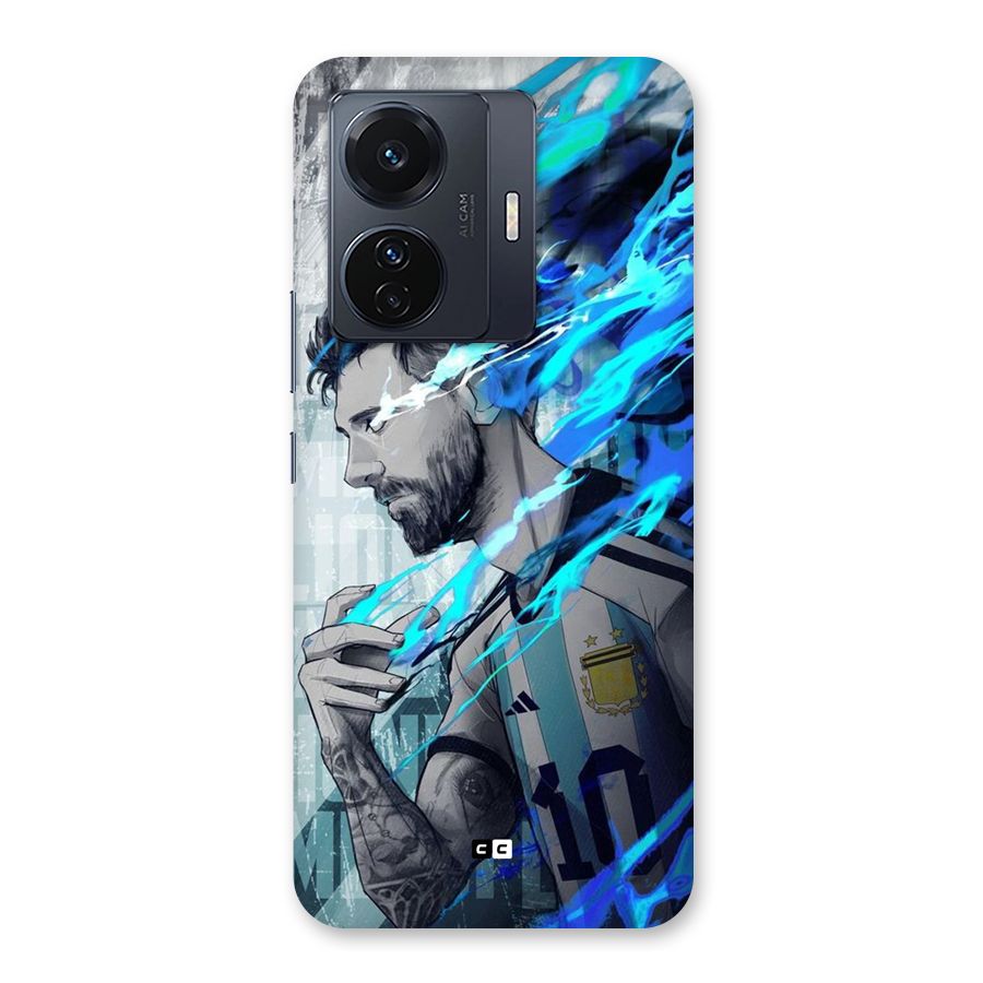 Electrifying Soccer Star Back Case for Vivo T1 Pro