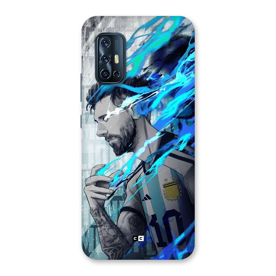 Electrifying Soccer Star Back Case for Vivo V17