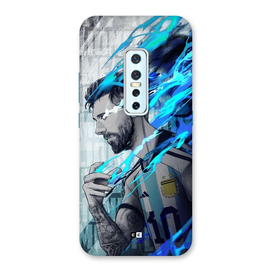 Electrifying Soccer Star Back Case for Vivo V17 Pro