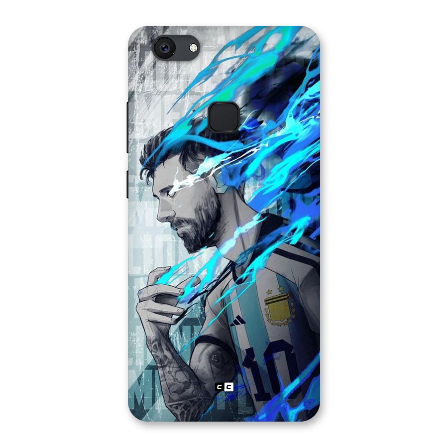 Electrifying Soccer Star Back Case for Vivo V7 Plus