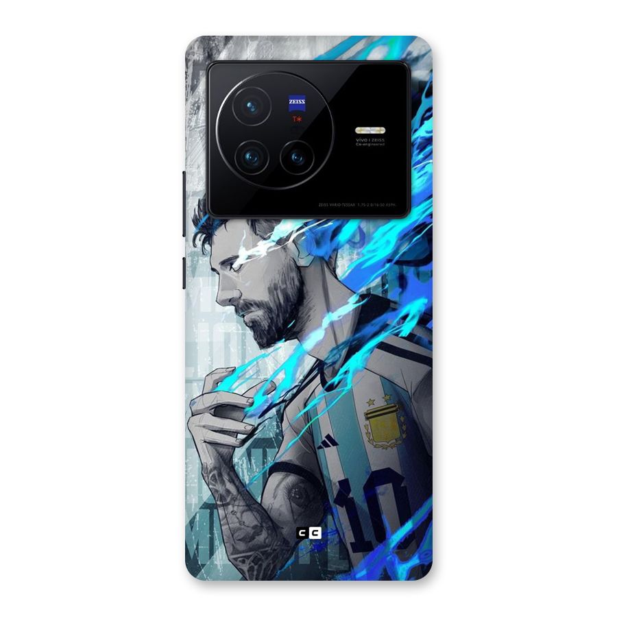 Electrifying Soccer Star Back Case for Vivo X80