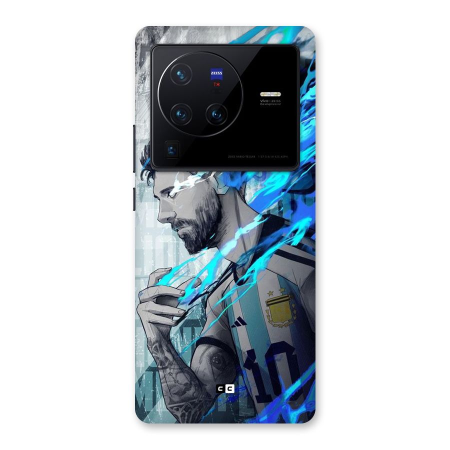 Electrifying Soccer Star Back Case for Vivo X80 Pro