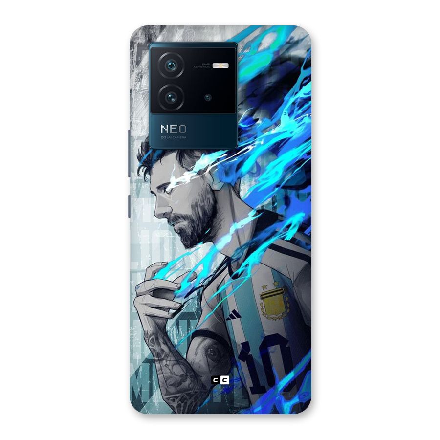 Electrifying Soccer Star Back Case for Vivo iQOO Neo 6 5G