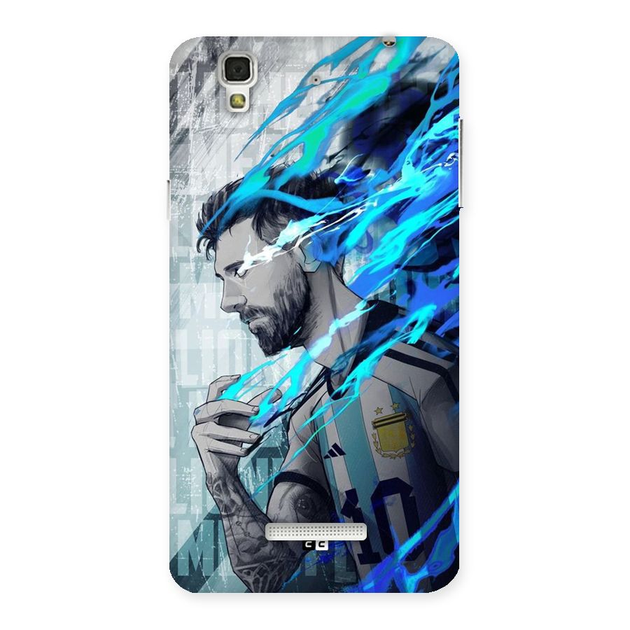 Electrifying Soccer Star Back Case for Yureka